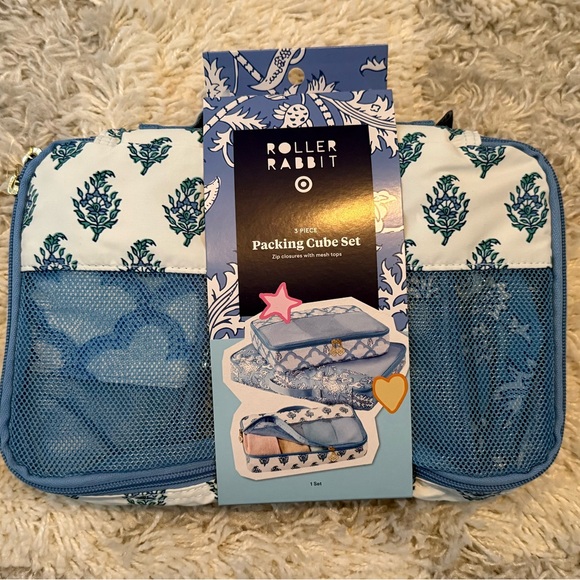 Roller Rabbit x Target 3-piece Packing Cube Set NWT - Picture 5 of 5